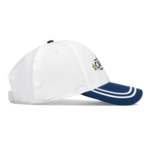 Image of Captain and First Mate Hat for Men Women, Cool Gifts for Boat Owners or Costume, White /Blue
