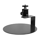 プロジェクタースタンド 天井投影 小型 三脚 軽量 卓上 360°回転 (ダークグレー) 1/4インチネジ プロジェクター台 PSM-C190DG