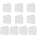 10 Pcs Blank Hardcover Book 6.5 x 6.5 Inch, Blank Books for Kids to Write Stories Christmas Gift Art Home White Hardcover Sketchbook Journal for Drawing Sketching, 10 Pages (5 Sheets) for Each book