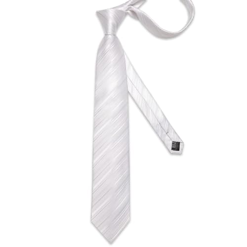 Image of DiBanGu Extra Long Tie for Men 63 inch XL Silk Necktie Set | Pocket Square and Cufflinks, Big and Tall, Jacquard Woven, Gift Box, Paisley /Plaid /Solid /Striped, for Weddinng Party Business