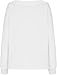 Boat Neck Long Sleeve Sweatshirts Women Sexy Off The Shoulder Sweatshirt Fashion Drawstring Pullover Top Shirts (White,X-Large)