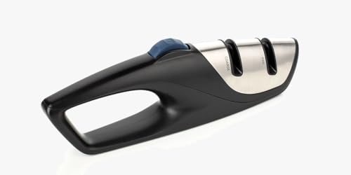 Arcos Afilador de Cuchillos Multiángulo Ajustable, 4 Ángulos, Doble Ranura, Base Antideslizante, Diseño Ergonómico, Preciso y Seguro para Uso Doméstico y Profesional