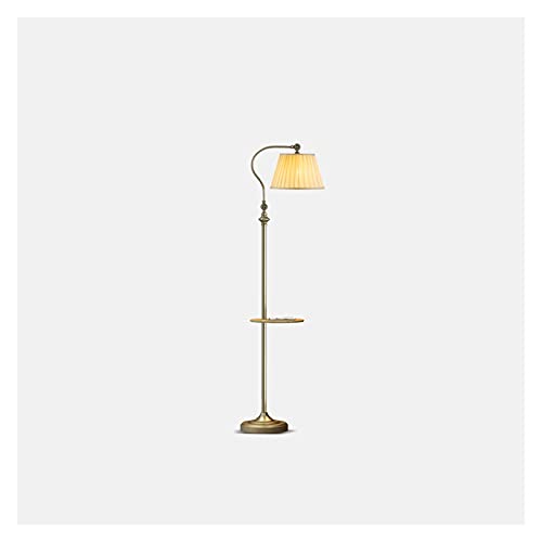 lampadaire Lampe de sol avec table pour salon Lampe de sol minimaliste de salle de séjour pour chambre à coucher lampe de plancher contemporaine pour la lampe debout à la maison avec étagère pour la l