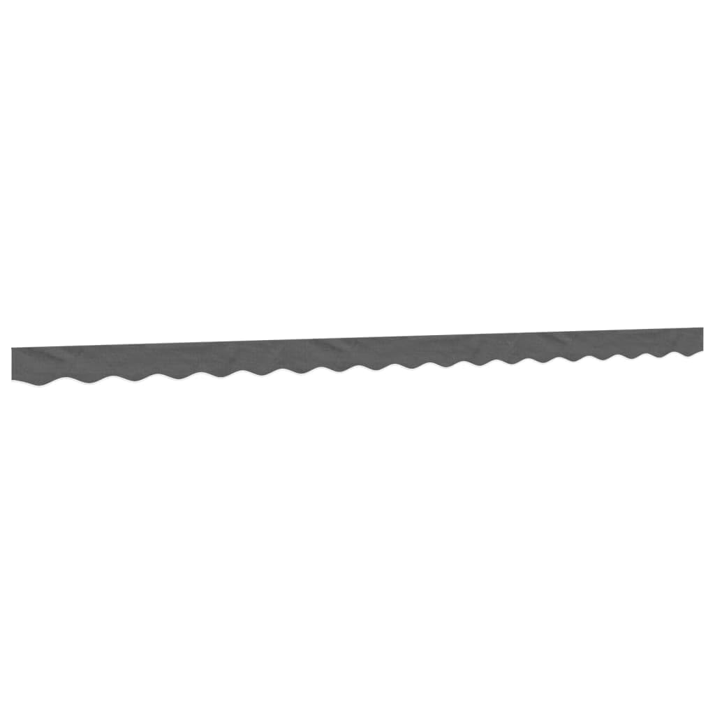 vidaXL Awning Valance Replacement Anthracite Stripe 430x20 cm — image 1