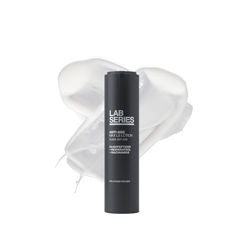 Lab Series Men's Max LS Lotion - Face Cream - Anti Aging Moisturizer - Improves Skin's Tone, Firmness, and Texture - Skin Care for Men, 1.5 Fl Oz