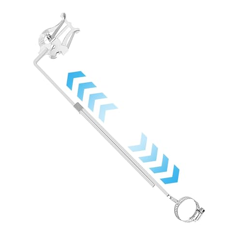 lanliflying バイオリンスタンド | 管楽器アクセサリー、バイオリン奏者とインストゥルメンタルパフォーマンスのための調節可能な長さのアイアン