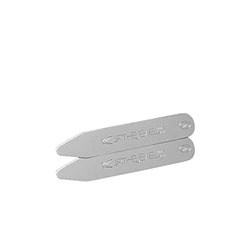 Plastron homme Karthe Jewels en argent 925 massif et design Angle Ferme