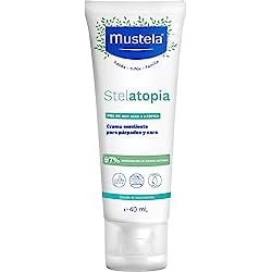 Letiat4 Facial Bebé Mustela BF-3504105031572 Stelatopia Crema Emoliante Facial, 40 ml