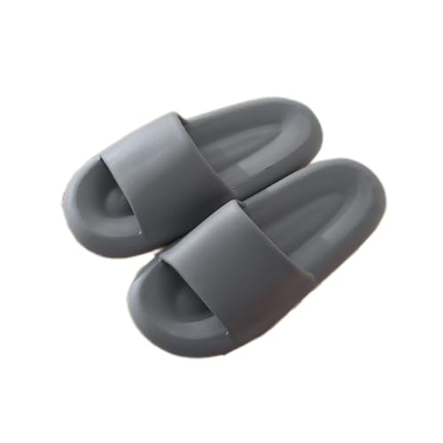 Bathroom Shoes Men's Slippers Summer Female External Wear Home Indoor Couple Sandals Slippers Men's Fashion Personality Slippers Shower Slipper(Gris,40-41)