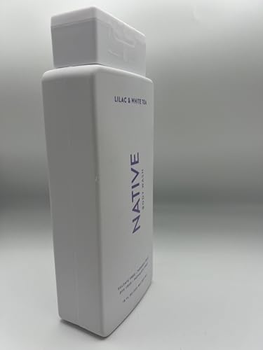 Native Body Wash Contains Naturally Derived Ingredients | For Women & Men, Sulfate, Paraben, & Dye Free Leaving Skin Soft and Hydrating | Lilac & White Tea 18 oz