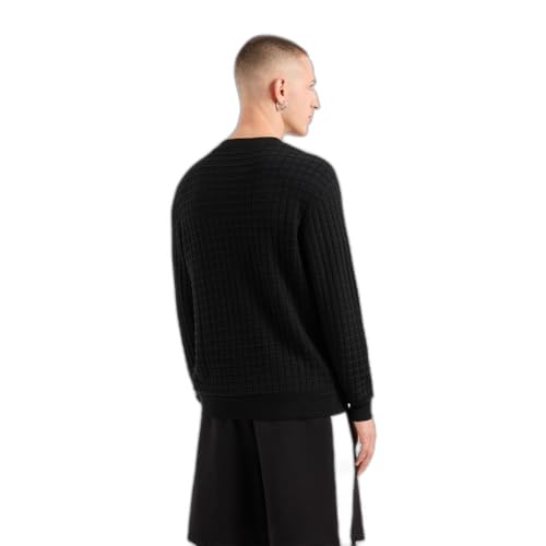 Armani ExchangeArmani Exchange Wool Textured Sweater Black MD4