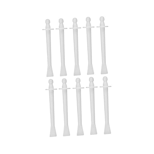 FOMIYES 10pcs Facial Hair Remover Stick Nose Waxing Strips Plastic Wax Applicator for Hair Removal Nose