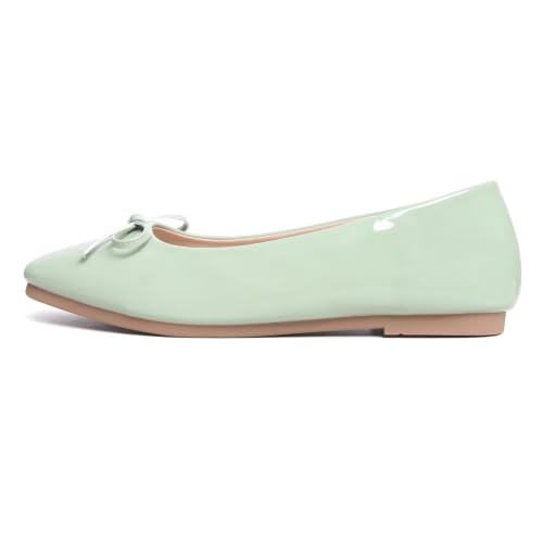 Image of Dear Time Women's Casual Foldable Ballet Flats Square Toe Ballerina Flats Shoes Comfortable