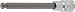 Produktbild BGS 4258-10 | Bit-Einsatz | Länge 140 mm | 12,5 mm (1/2") | Innensechskant mit Kugelkopf 10 mm
