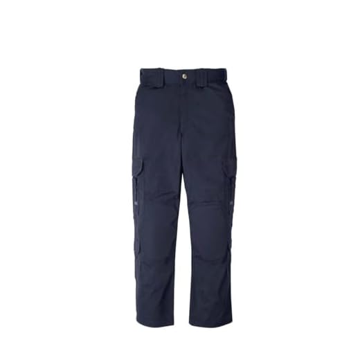 5.11 Tactical EMT EMS Professional Work Pants, UPF 50 Fabric, Adjustable Waistband, Style 74310, Dark Navy, 36Wx32L