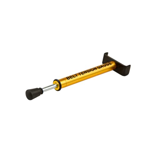 Medidor de tensión de correa de motocicleta, ajustable herramientas manuales de 10 lb con almohadilla en forma de L, reemplazo de correa de herramienta de cadena de motocicleta