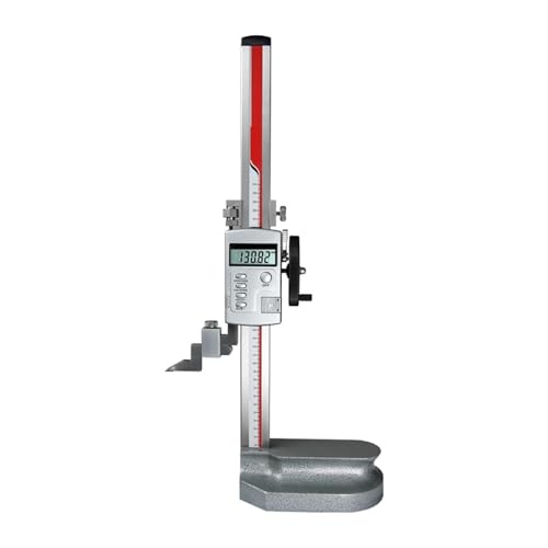 AJDFVHJF Digital Height Gauge with Hand-Wheel,Range 0-300/0-500/600mm(Red)