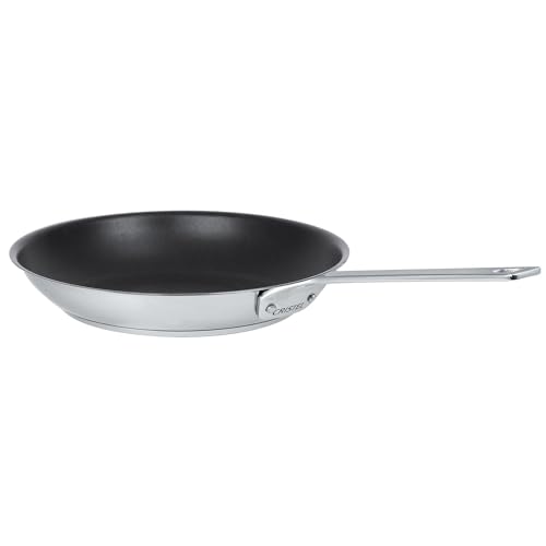 Comparison: Best Cristel France Cookware 10 CRISTEL 1826 Collection 12" Non-stick Frying Pan, Made in France, 18/10 Stainless Steel, 3-Ply Construction, Double Riveted Fixed Handle, Oven and Dishwasher Safe
