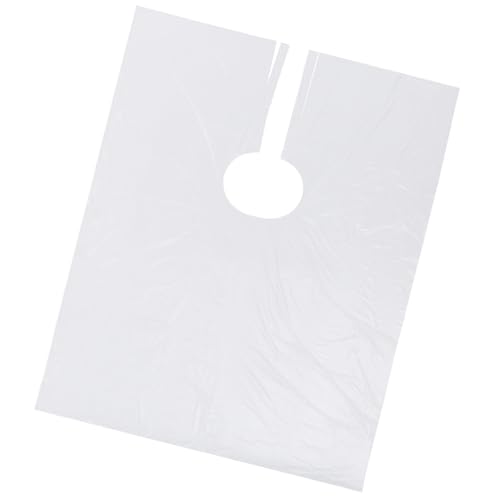 INOOMP Capa desechable para peluquería 50 piezas 64x84 cm impermeable para tinte de cabello
