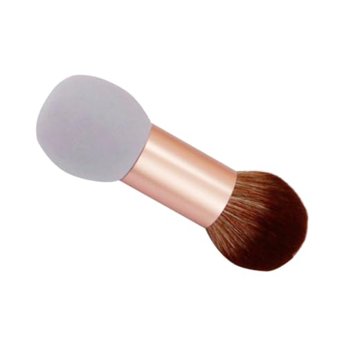 SOESFOUFU Double-sided Makeup Brush Big Fluffy Brush for Trendy Cosmetics Blush Multi-functional Tool Portable for Women