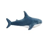 TONGMAN 23.5-inch Plush Shark Toy Pillow, Giant Shark Stuffed Animal,Soft Shark Cushion Pillow Shark Plush Pillows,Chubby Stuffed Shark Toy - Children s Boys and Girls Room Decoration Bedtime Gift
