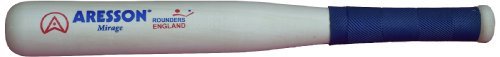 Aresson Mirage Bat Rounders Bat - Blue/Natural, 18 Inch by Aresson