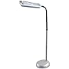 Lámpara De Pie 2 Luces / Luz Color Plateado Foco E27 E14 | Cuotas Sin