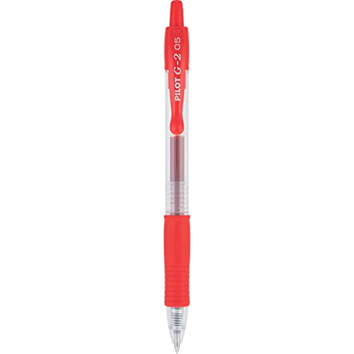 Bolígrafos Pilot G2 Gel Premium, Punta Extra Fina 0.5 mm, Rojo, Pack 8 miniatura 5