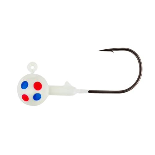 Northland Tackle Gum-Ball JIG / 1.5" / 3/16 OZ - #1/0 HK / 12 Pack/Super-GLO WONDERBREAD