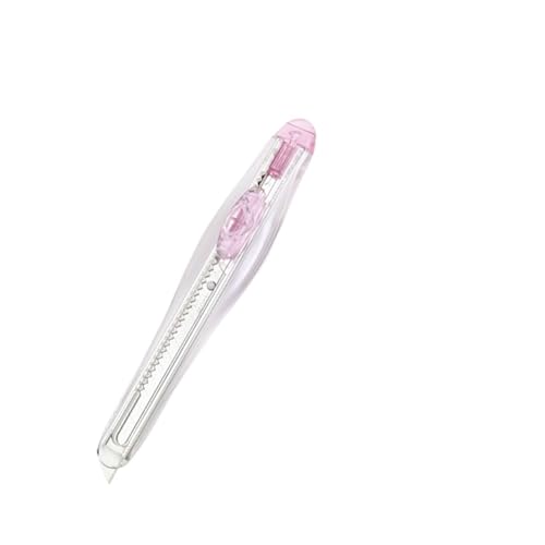 JINGYAN Cuchillos multiusos Practical Knife Art Portable Telescopic(Pink)