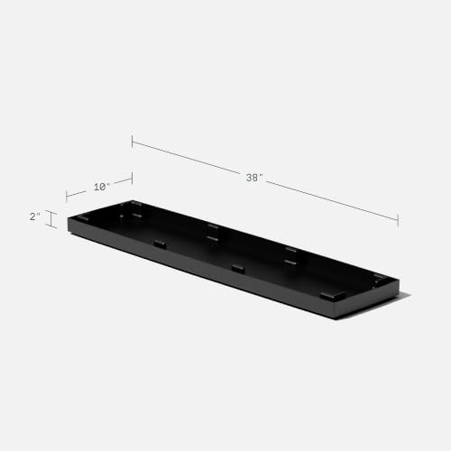 Image of Veradek Block Series Span Planter & Drip Tray - Rectangular Outdoor Planter