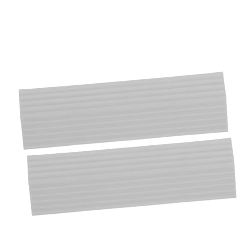 Gogogmee 2pièces Rampe De Seuil pour Robot Aspirateur Gris Rampe Entrée Légère Et Portable pour Domicile Montée Antidérapante pour Seuils Et Petites Marches