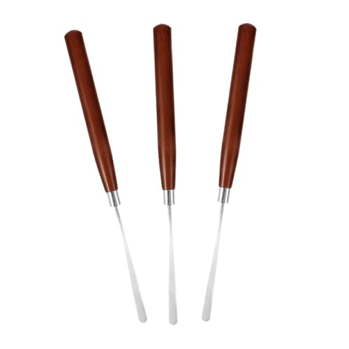 FOMIYES Nail Art Mixing Palette 3pcs Japanese Design Stirring Rods Nail Glue Stick Stirring Spoons for Diy Manicure
