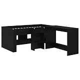 SKTQYQO Letto Alto Bambini con Scrivania 2 Pezzi Rovere