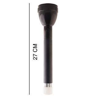Care 4 9050 High Power Long Life Flashlight - Rechargeable and Two Bulb LED Torch Emergency Light (Black) 2