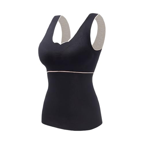 Camiseta Lencera Mujer Vestir Sujetador Convertible Tipo Camiseta con Aros One Smooth U Light para Mujer Camiseta Deporte Mujer Mangas Morada (Black, XXXL)