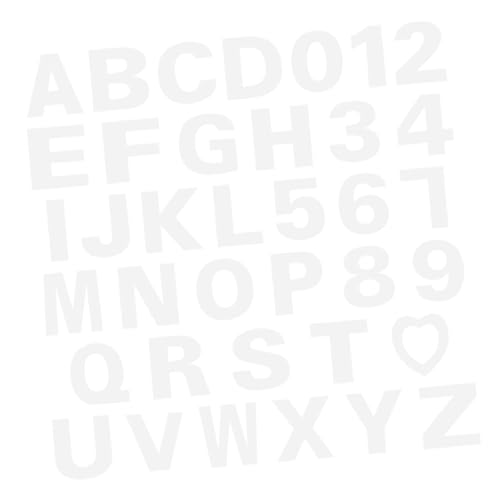 GLEAVI 37Pcs Letter and Number Cake Stencils DIY Baking Templates for Cakes Cookies Crafts Easy to Clean Versatile for Home and Professional Use