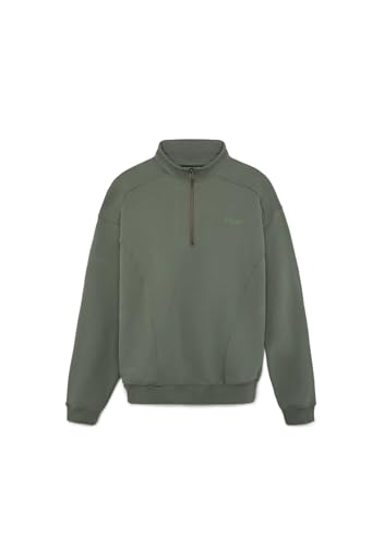 Sweatshirt Vert Sauge Unisexe D. Franklin pour un Style Décontracté au Quotidien