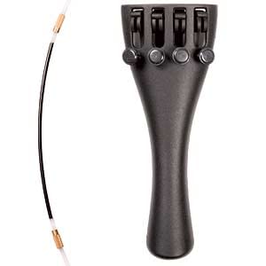 Wittner 918111P Violin Saitenhalter 4/4, Hi-Tech Kunststoff mit 4 Feinstimmern, ultraleicht; Palisanderfarben