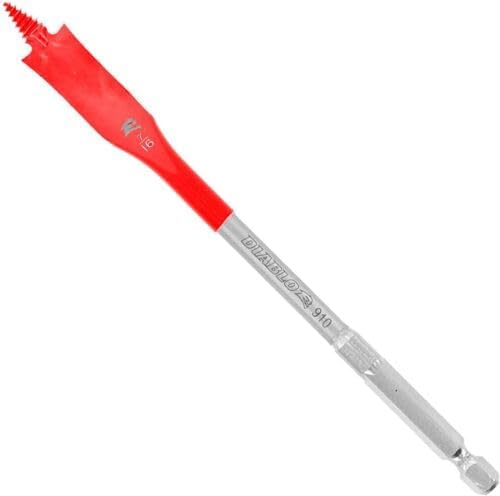 YTBDDHYUE Replacement For Compatible With Diablo DSP2040 7/16" x 6" Spade Bit for Wood