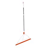 WOFASHPURET Silicone Floor Squeegee Broom Scraper Multi-Functional Floor Cleaning Tool for Home and Garage Adjustable Handle for Tile and Shower Surfaces