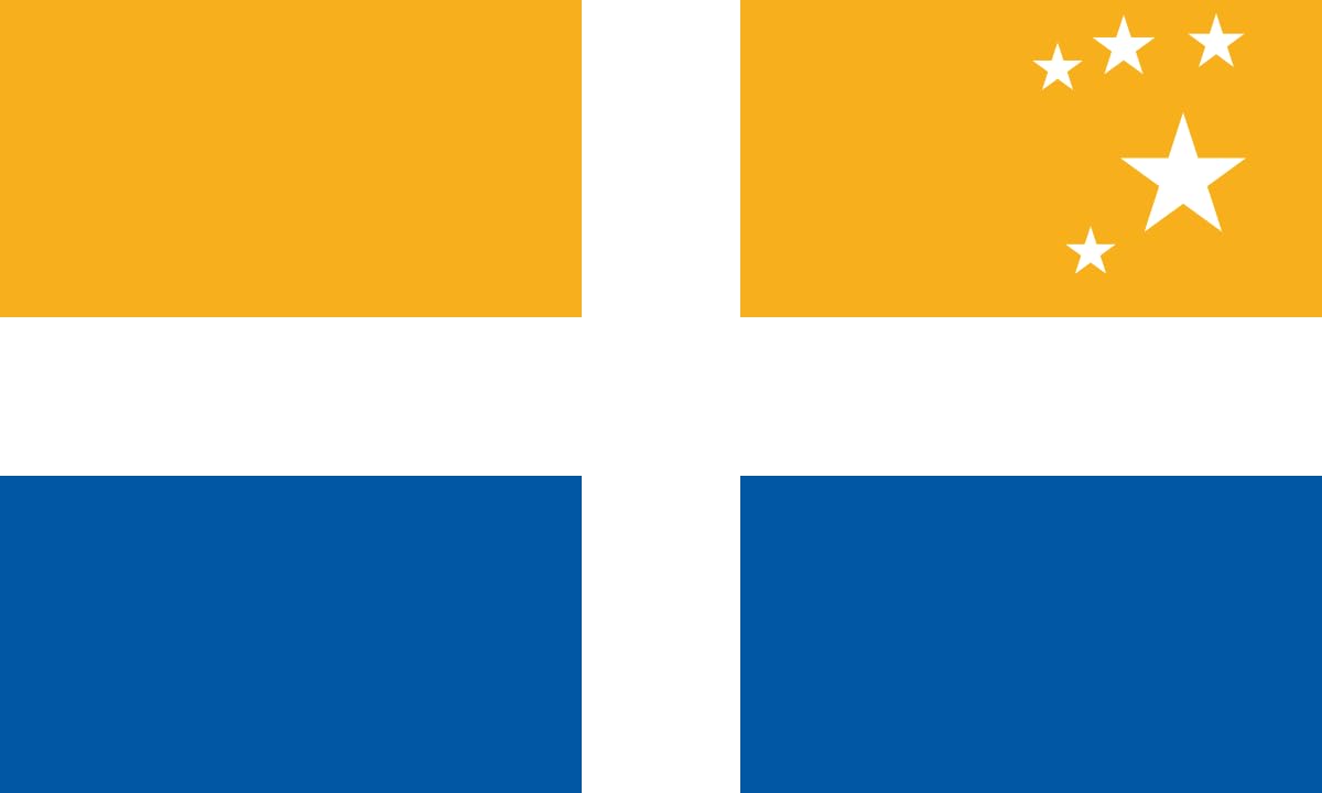 Scilly Isles Flag Cross 5 x 3 FT 100% Polyester With Eyelets FlagSuperstore