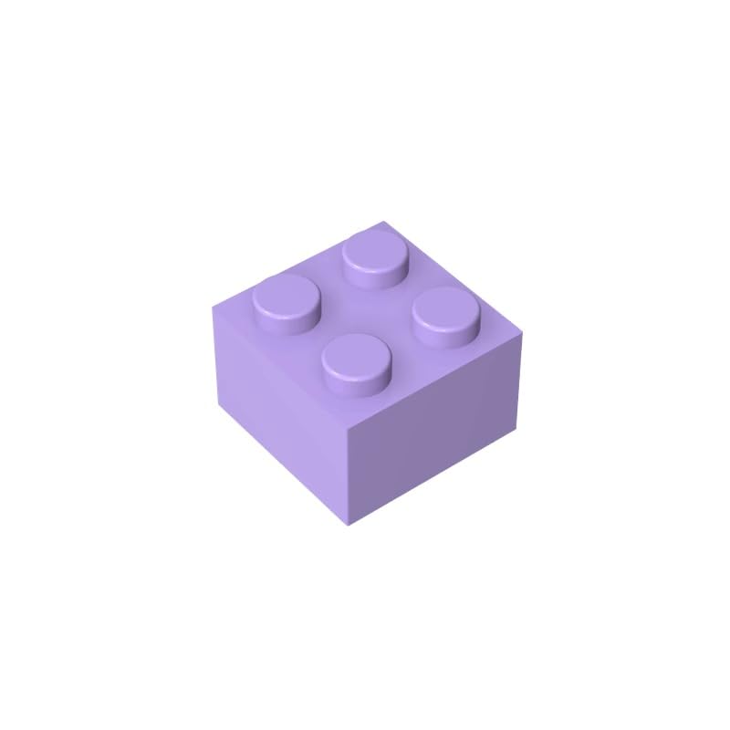 XYEIUGO Compatible with LEGO 3003 Basic Bricks Brick 2x2, Lavender, 50 PCS โ image 1