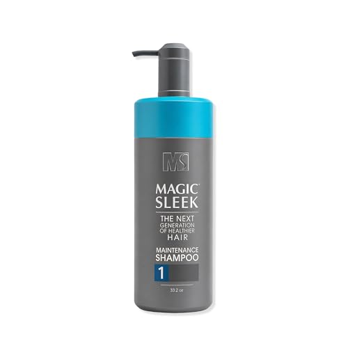 MagicSleek Hydrating Shampoo | Moisturizing & Cleansing | Color-Safe | All Hair Types | Coconut Oil | Frizz Control | Sulfate & Paraben Free | For Dry Scalp | Daily Routine | 33.2 oz