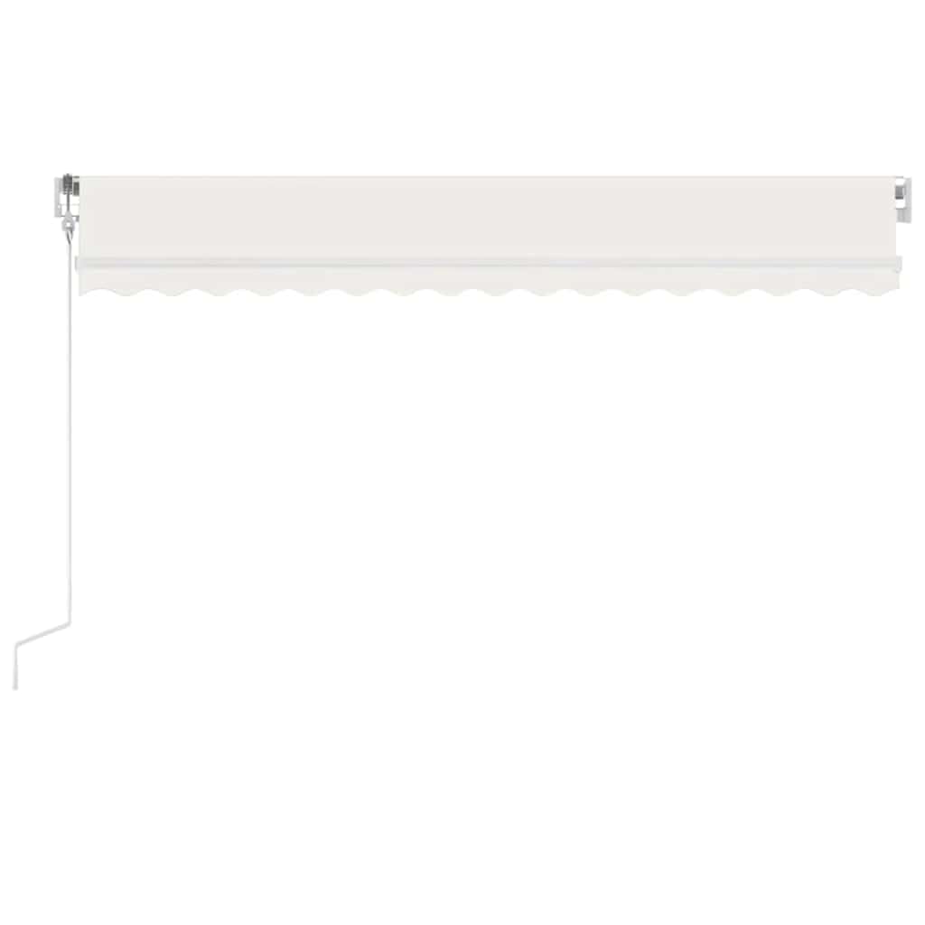 Toldo Automatico con LED Sensor Viento Crema 400x300 cm