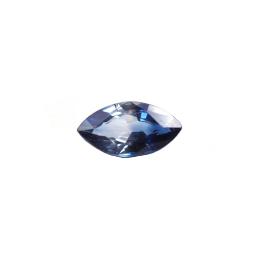 Saphir bleu naturel marquise 8x4 mm pour réparer et remplacer une pierre de centre perdue