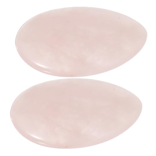 FOMIYES Sets Mini Massage Stone Scraping Plate Himalayan Salt Palm Stone Natural for Relief Reduction Pcs