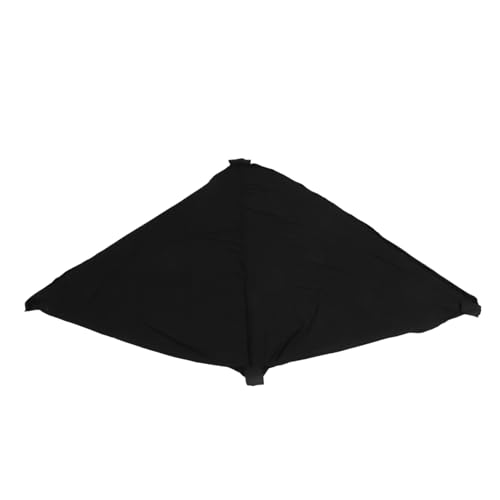 HOMOBABE スピーカースタンド用ブラックポリエステルカバー ケーブル管理対応 舞台用再利用可能な繊細カバー 持ち運び簡単 音楽愛好家向け