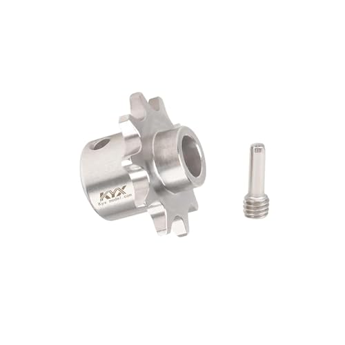 KYX Racing Stainless Steel Front Chain Sprocket Upgrades Parts Accessories for 1/4 RC Motorcycle...