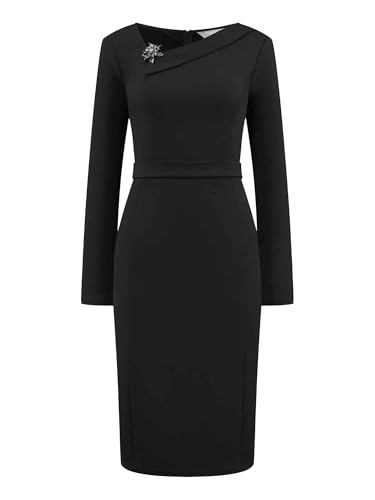 chinese dress ladies Amazon.com: IHOT Women Dresses for Special Occasions Long Sheer Sleeve  Ruched Bodycon Work Cocktail Party Wedding Guest Church Funeral Sheath  Pencil Dresses Black Small : Clothing, Shoes & Jewelry main image 1